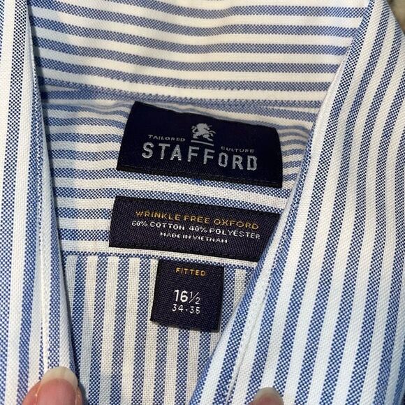 GAP Stafford Merona Men’s Casual Button Down Shirt Bundle Long Sleeve Size Large - Picture 4 of 4